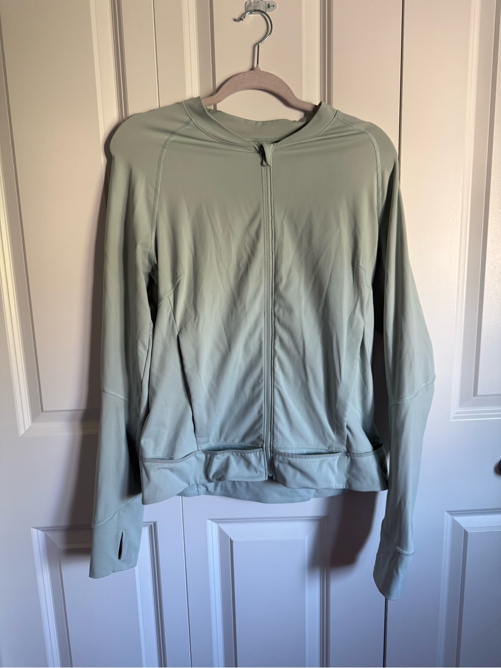 lululemon athletica light Sage Green Full-Zip Jacket